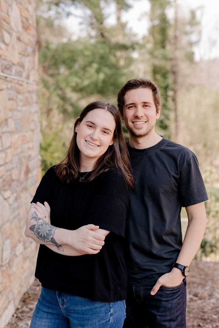 All Smiles Alison and Taylor Barefoot, co-owners of Barefoot Build