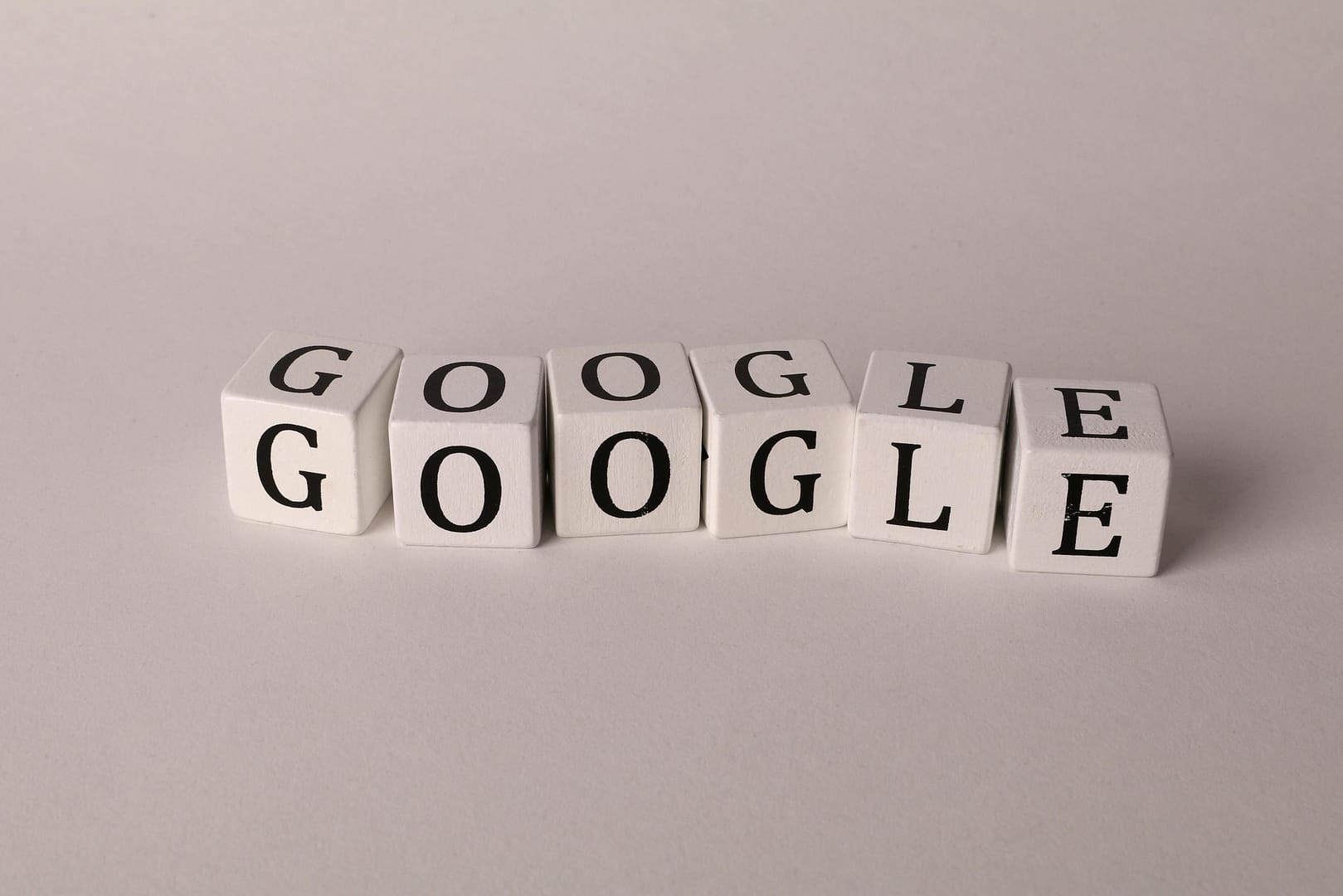 Blocks that come together to spell the word "Google"